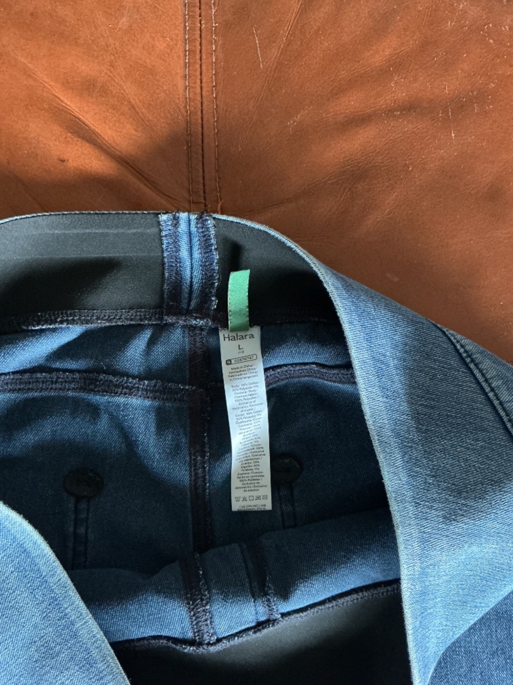 Halara denim leggings - Picture 4 of 6